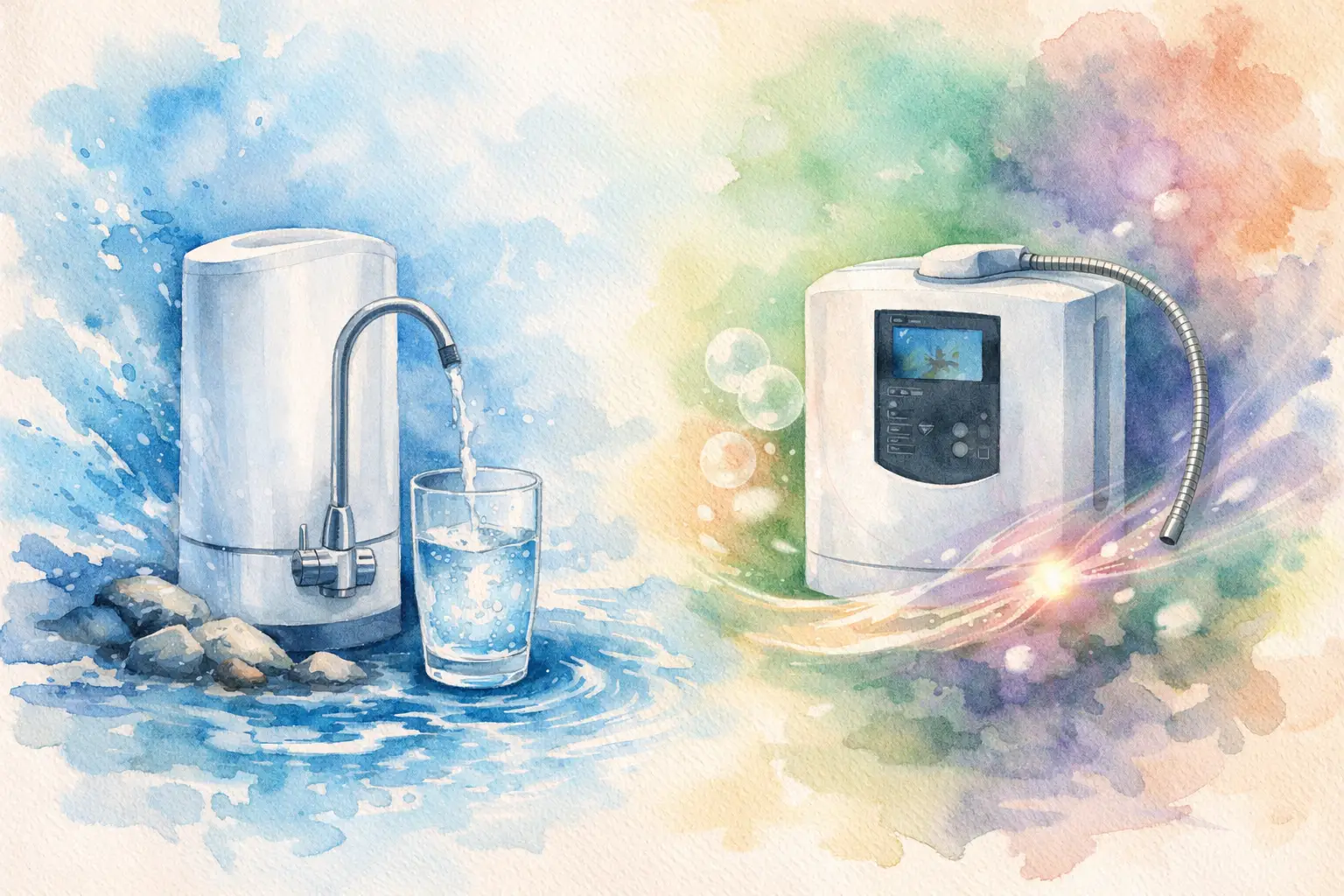 Wasserfilter oder Ionisierer - der Unterschied